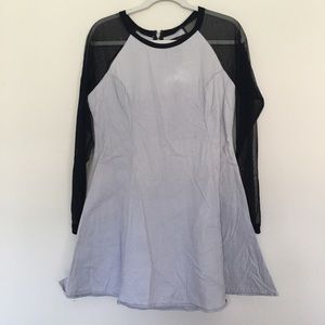 Motel Margie Dress with Mesh Sleeves